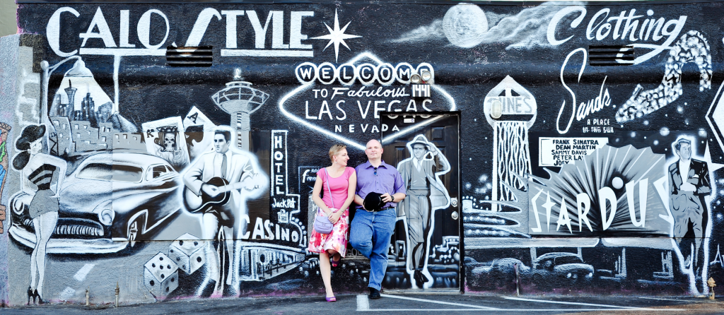 Martijn en Birgit in Las Vegas